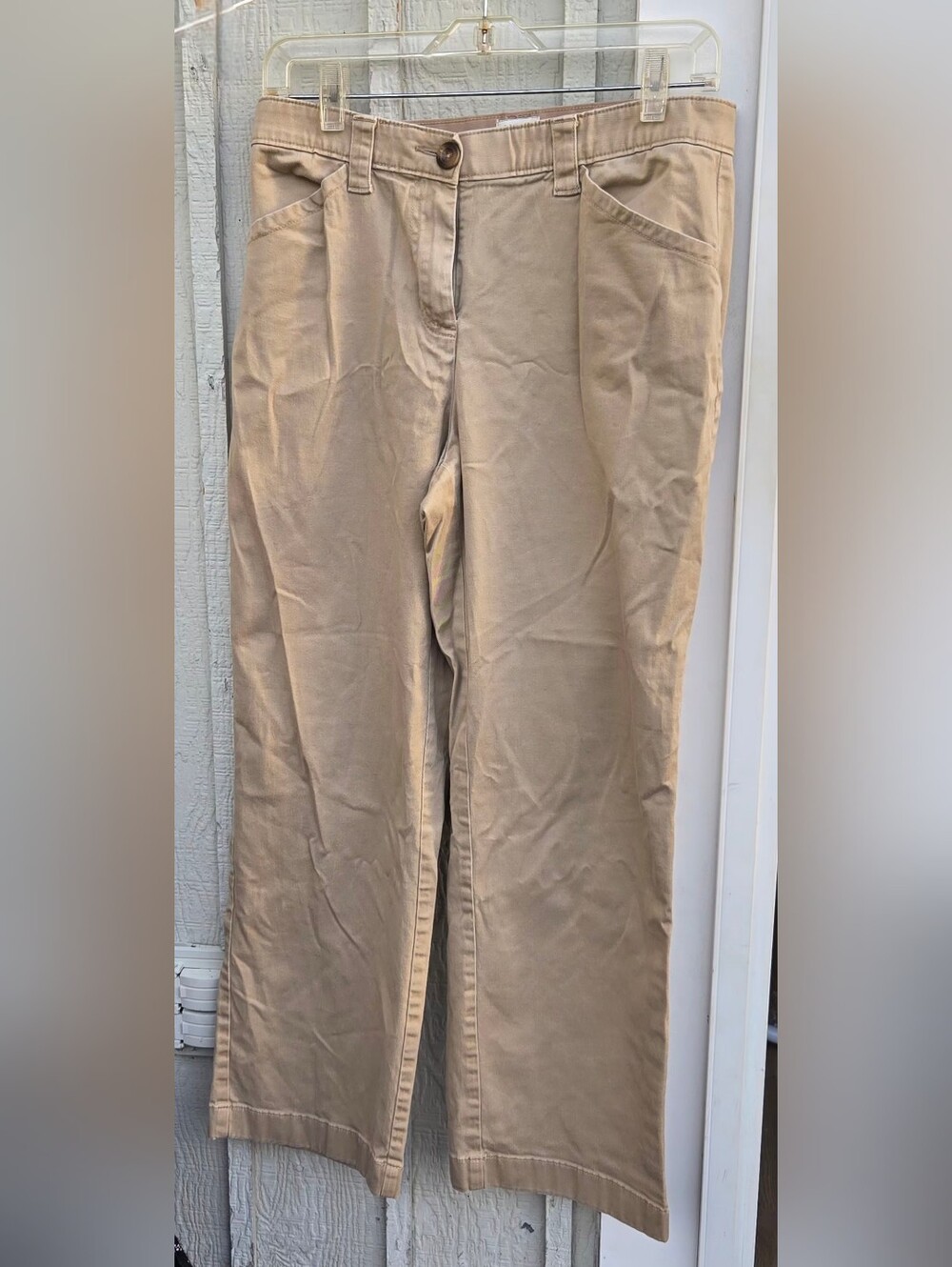 L.L. Bean Classic Fit Khaki Pants Women's 10 Petite